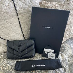 Like new small YSL puffer purse. Asking $1,300.